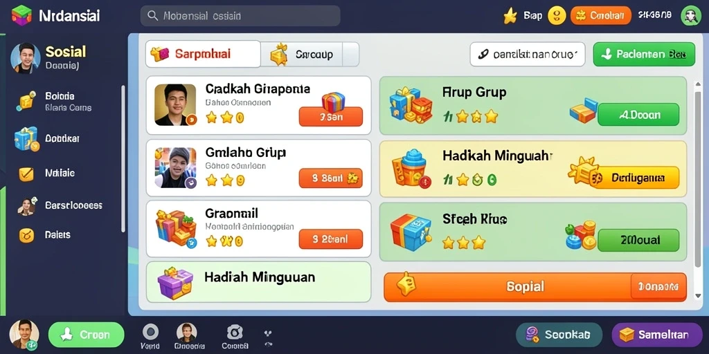 melody77 - Mode multiplayer yang seru untuk bermain bersama teman.