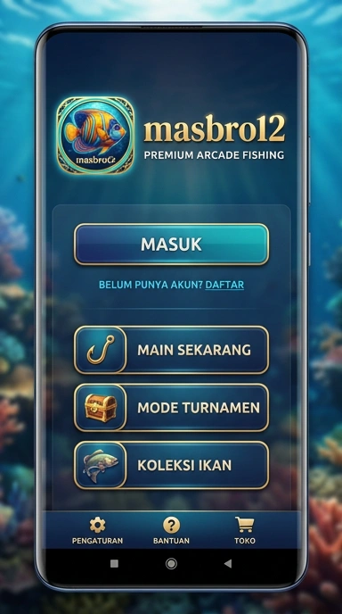 Layar utama masbro12 — antarmuka bersih setelah instalasi